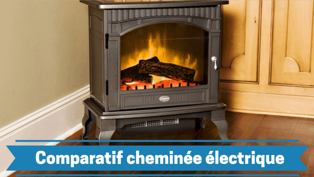 Cheminée électrique Simulation flammes Chauffage d'appoint 950 W RECONDITIONNÉ CPO 